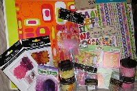 6 pc scrapbooking items MARCH 2