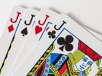 4 playing cards of Jack's X2 partners