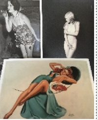 Pin-up / Burlesque Postcard - International  