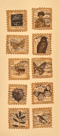 Faux Postage Stamps