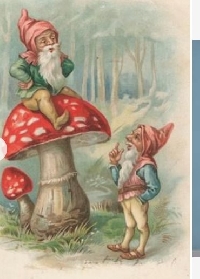 VJP:  Vintage Gnomes & Mushrooms!