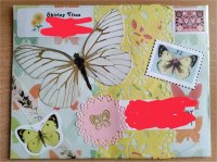 Butterfly Mail Art Envelope
