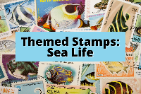 Themed Postage Stamps: Sea Life 🐙🐠🦐