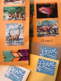 Postage Stamp Bags - International