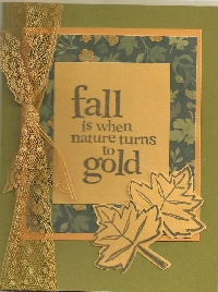 AADC ~ Fall theme card