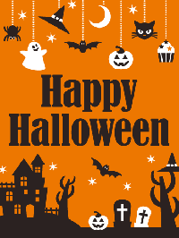 AS:send a halloween card to 5 partners