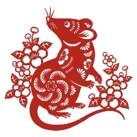 Chinese Zodiac ATC #1 - The Rat