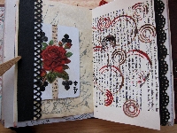 Handmade Art Journal Go Round R73