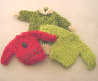 Knitted Sweater Ornament #2