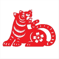 Chinese Zodiac ATC #3 - The Tiger