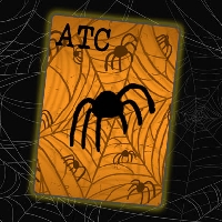 HS: Halloween ATC: Spider
