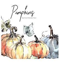 October themed envelope - Pumpkins