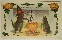 Not-So Mega Halloween Postcard Swap