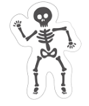 Skeleton Halloween ATC 