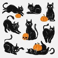 Halloween ATC Swap Series- Black Cats