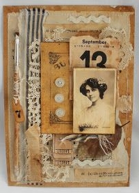 VJP: Journal Page with a Vintage Photo