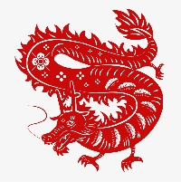 Chinese Zodiac ATC #5 - The Dragon