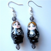 Matrioshka handmade earrings NEWBIES friendly!!!