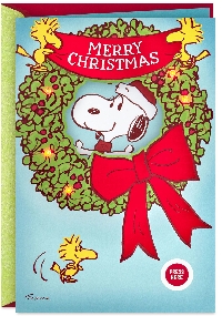 Peanuts Snoopy Christmas Card Swap - USA