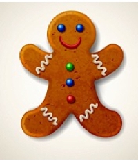 Gingerbread Man ATC