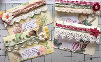 YTPC:  Embellished Envelopes from Book Pages