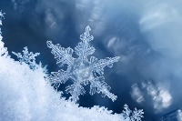 Upcycled Christmas Card PC ~ Snowflake
