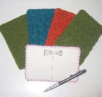 Knitted Postcard