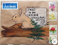 WIYM:  Ani-Mail Art:  Rabbit