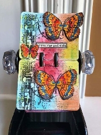 RF: Mixed Media Small Rolo. with a Butterfly