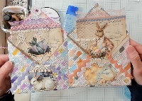 FFF: Book Page Envelope with a Tag