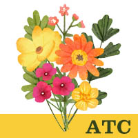 USATC: Spring Flower ATC