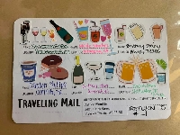 TPC- Sticker Traveling Post Card Swap
