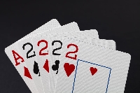 4 Playing cards of twos x 2 partners #2