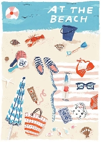 Beach Frenzie postcard #1