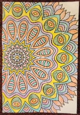 Adult coloring book page - 5/23