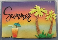 Handmade Summer Greeting Card