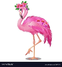 MFF: Flamingo Inkbox Card