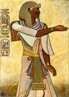 Ancient Egypt themed ATC think Pharaos, Pyramids