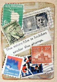 Postage Stamp Atc