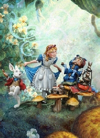 Alice In Wonderland Matchbox Swap