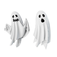 Halloween Ghost ATC