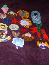MAY 2009 CROCHETED  ONLY  FRIDGIE SWAP!!!!!!!!!!!