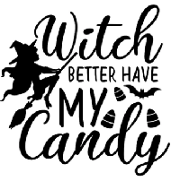 Witch Better Have Candy ATC 