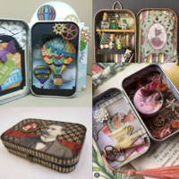 Altered Candy Tin Swap