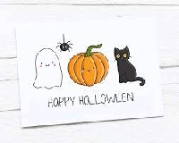 $ Store Halloween Card