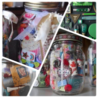 Christmas Edition - Altered Whimsey Jar #2