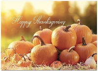 Thanksgiving or Autumn Card Intl - Five Partners