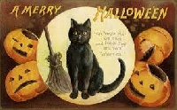 Write a Halloween Postcard on Halloween day