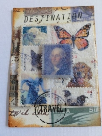 UK Swap People - postage stamp ATC