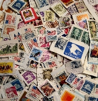 100 Used Postage Stamps #1 